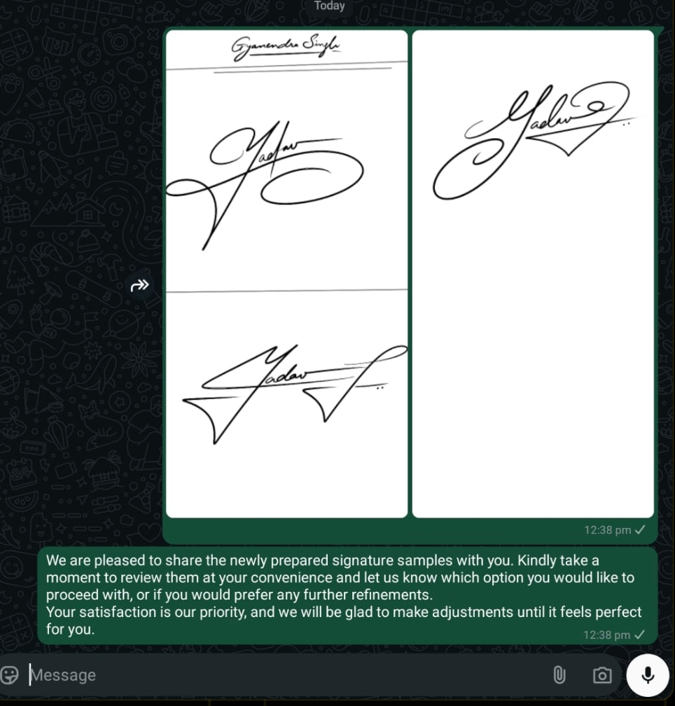 Design Concept Signature Example